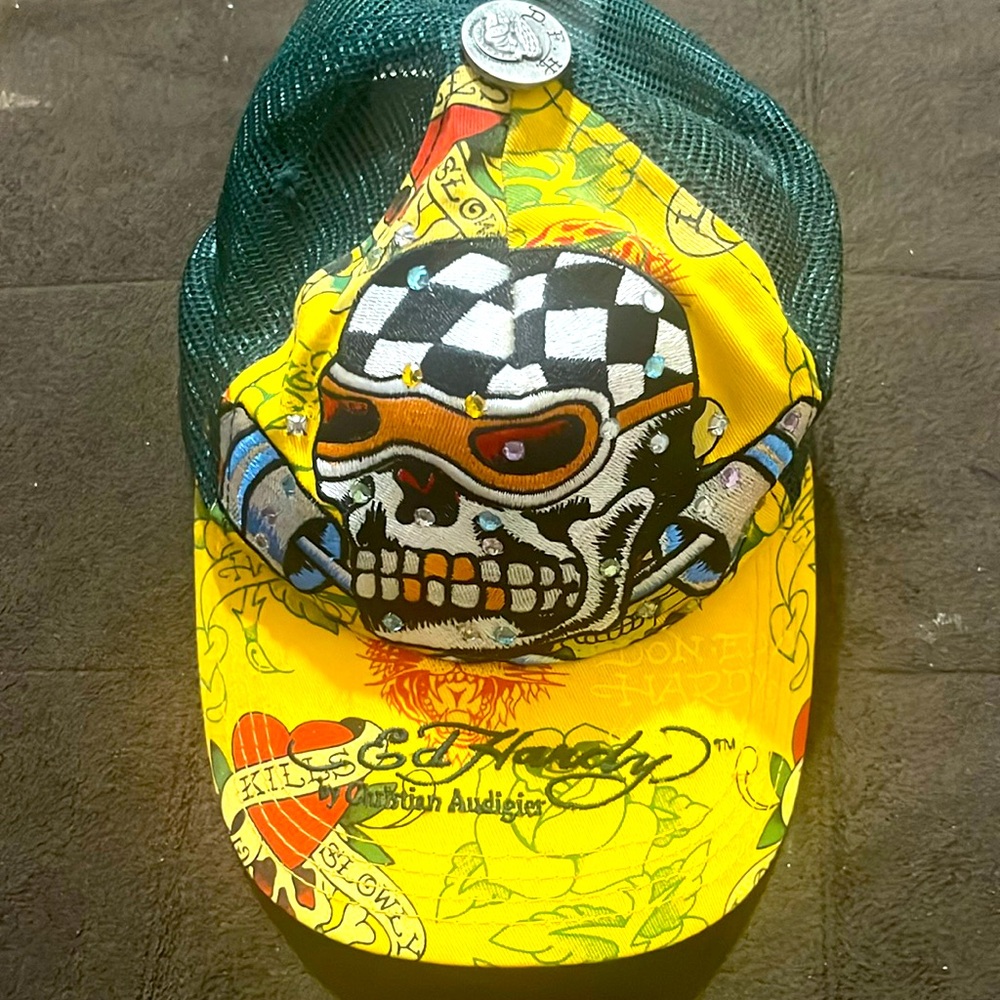 vintage Ed Hardy adjustable hat